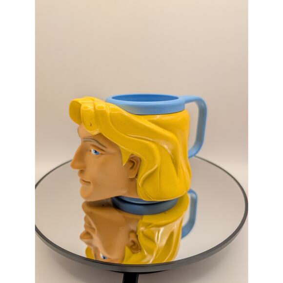 Vintage Disney Pocahontas & John Smith Figural Head Mugs - Picture 2 of 3